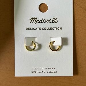 madewell gold huggies